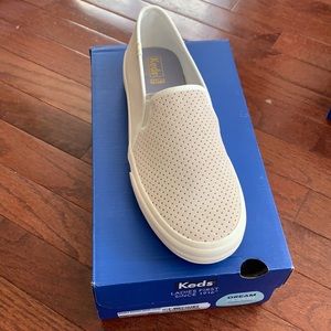 Keds Double Decker Suede Cream